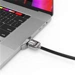 COMPULOCKS LEDGE LOCK SLOT ADAPTER AND KEYED LOCK MACBOOK PRO 16 INCH SILVER