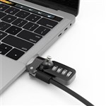 COMPULOCKS LEDGE LOCK SLOT ADAPTER AND COMBINATION LOCK MACBOOK PRO TOUCH 1315 INCH SILVER
