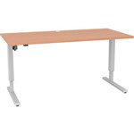 ESSENTIALS ELECTRIC HEIGHT ADJUSTBLE DESK 1800 X 800MM BEECHWHITE