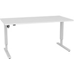 ESSENTIALS ELECTRIC HEIGHT ADJUSTBLE DESK 1800 X 800MM WHITEWHITE
