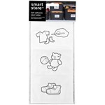 ORTHEX SMARTSTORE STORAGE LABEL HOLDERS AND LABELS 94 X 60MM WHITE PACK 12