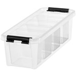 ORTHEX SMARTSTORE CLASSIC 4 STORAGE BOX 35 LITRE CLEARBLACK  4 INSERTS