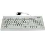 SEAL SHIELD GLOW WATERPROOF WIRED KEYBOARD WHITE