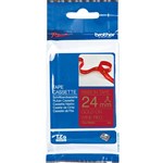 BROTHER TZERW54 RIBBON TAPE 24MM GOLD ON WINE RED
