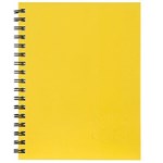 SPIRAX 512 NOTEBOOK 7MM RULED HARD COVER SPIRAL BOUND A4 200 PAGE YELLOW