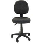 RAPIDLINE EC070BM OPERATOR CHAIR MEDIUM BACK 2 LEVER CHARCOAL