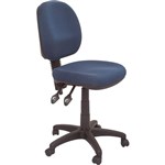 RAPIDLINE EC070BM OPERATOR CHAIR MEDIUM BACK 2 LEVER NAVY BLUE
