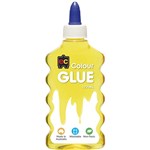 EDUCATIONAL COLOURS COLOUR GLUE 177ML YELLOW