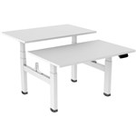 ERGOVIDA EED643D ELECTRIC BACK TO BACK SITSTAND DESK 2 PERSON 1500 X 750MM WHITEWHITE