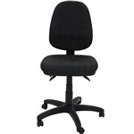 RAPIDLINE EG100CH ERGONOMIC TYPIST CHAIR HIGH BACK SEATBACK TILT CHARCOAL
