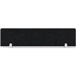 RAPIDLINE ECO DESK MOUNTED PANEL SCREEN 1490 X 284MM BLACK