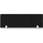RAPIDLINE ECO DESK MOUNTED PANEL SCREEN 890 X 284MM BLACK