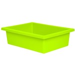 ELIZABETH RICHARDS PLASTIC TOTE TRAY LIME GREEN