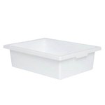 ELIZABETH RICHARDS PLASTIC TOTE TRAY WHITE