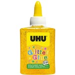 UHU GLITTER GLUE BOTTLE 88ML YELLOW