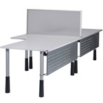 SYLEX ICESCREEN DESK MOUNTED SCREEN 1600 X 500MM GREY