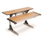 SYLEX SPLIT SURFACE HEIGHT ADJUSTABLE DESK 1200 X 830MM