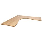 ARISE CORNER WORKSTATION TOP 1800 X 1800 X 750MM BEECH