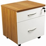 ARBOR EXECUTIVE MOBILE PEDESTAL 2 DRAWER AMERICAN OAK
