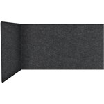 FILASORB MOBILE ACOUSTIC TABLE DIVIDER LSHAPE 406 X 914 X 445MM CHARCOAL