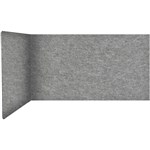 FILASORB MOBILE ACOUSTIC TABLE DIVIDER LSHAPE 406 X 914 X 445MM GREY