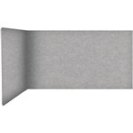FILASORB MOBILE ACOUSTIC TABLE DIVIDER LSHAPE 406 X 914 X 445MM METAL