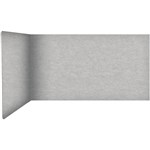 FILASORB MOBILE ACOUSTIC TABLE DIVIDER LSHAPE 406 X 914 X 445MM PLATINUM