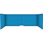 FILASORB MOBILE ACOUSTIC TABLE DIVIDER USHAPE 406 X 914 X 445MM AZUR