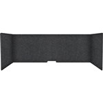FILASORB MOBILE ACOUSTIC TABLE DIVIDER USHAPE 406 X 914 X 445MM CHARCOAL