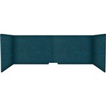FILASORB MOBILE ACOUSTIC TABLE DIVIDER USHAPE 406 X 914 X 445MM DENIM