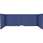 FILASORB MOBILE ACOUSTIC TABLE DIVIDER USHAPE 406 X 914 X 445MM IRIS