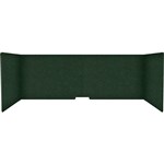 FILASORB MOBILE ACOUSTIC TABLE DIVIDER USHAPE 406 X 914 X 445MM KALE