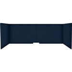 FILASORB MOBILE ACOUSTIC TABLE DIVIDER USHAPE 406 X 914 X 445MM MIDNIGHT