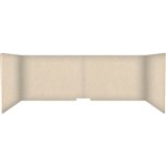 FILASORB MOBILE ACOUSTIC TABLE DIVIDER USHAPE 406 X 914 X 445MM PEARL