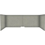 FILASORB MOBILE ACOUSTIC TABLE DIVIDER USHAPE 406 X 914 X 445MM PISTACHIO