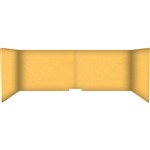 FILASORB MOBILE ACOUSTIC TABLE DIVIDER USHAPE 406 X 914 X 445MM POPCORN