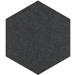 FILASORB SHAPE PANEL HEXAGON 315 X 400 X 12MM CHARCOAL PACK 10