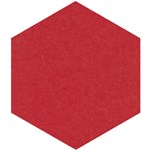 FILASORB SHAPE PANEL HEXAGON 315 X 400 X 12MM LIPSTICK RED PACK 10
