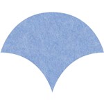 FILASORB SHAPE PANEL SCALE 400 X 317 X 12MM PERIWINKLE PACK 10