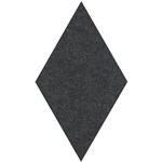 FILASORB SHAPE PANEL DIAMOND 350 X 350 X 12MM CHARCOAL PACK 10
