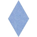 FILASORB SHAPE PANEL DIAMOND 350 X 350 X 12MM PERIWINKLE PACK 10