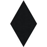 FILASORB SHAPE PANEL DIAMOND 350 X 350 X 12MM PIANO BLACK PACK 10
