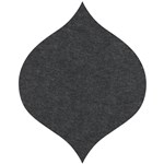 FILASORB SHAPE PANEL OGEE 315 X 400 X 12MM CHARCOAL PACK 10