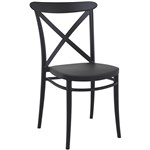 SIESTA CROSS CHAIR 440MM BLACK