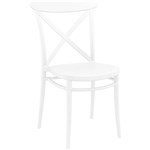 SIESTA CROSS CHAIR 440MM WHITE