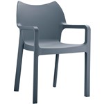 SIESTA DIVA CHAIR 470MM ANTHRACITE