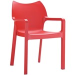 SIESTA DIVA CHAIR 470MM RED