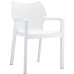 SIESTA DIVA CHAIR 470MM WHITE