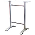 AVILA BAR TABLE BASE TWIN WEIGHTED ALUMINIUM