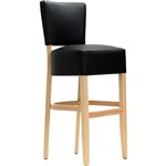 MEMPHIS CLUB BARSTOOL BLACKNATURAL